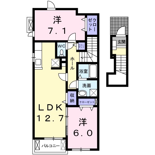 メゾン　ブリーゼ 間取り図