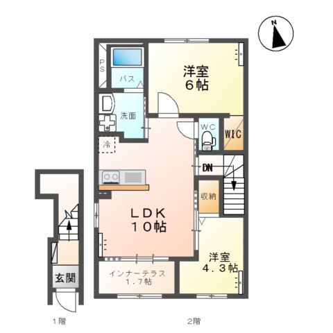 パルティール 間取り図