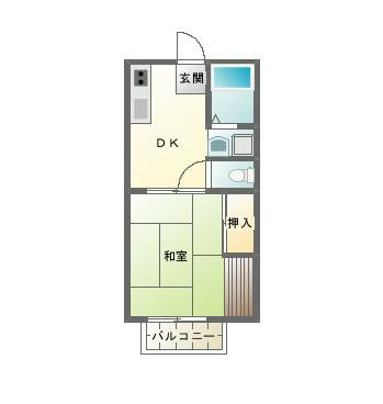 ハイツ思水ヶ丘Ａ棟 間取り図