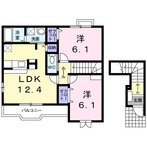 ガーデンヒルズ　Ｋ 間取り図