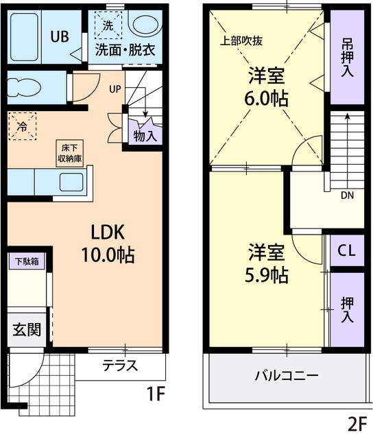 スイートピー 間取り図