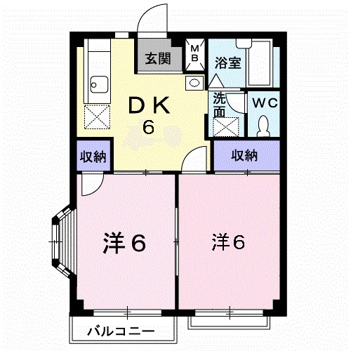 ファミリーハイツ 間取り図