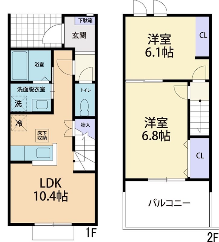 Ｌａ　Ｐｏｉｒｅ(ラ・プワール)　D棟 間取り図