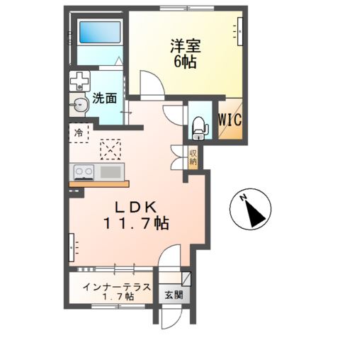 （仮）立木新築アパート 間取り図