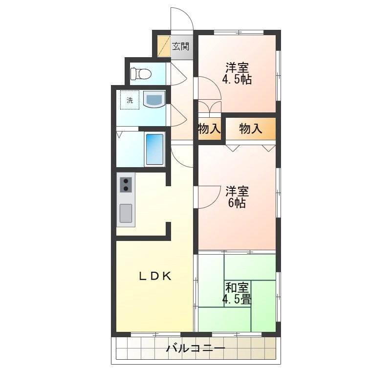 BBアペックス 間取り図