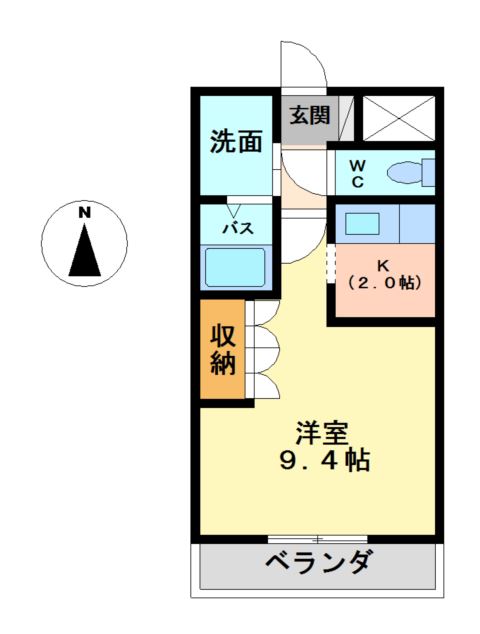 パーシモン 間取り図