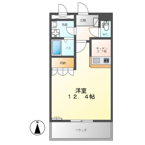 アンベリール 間取り図