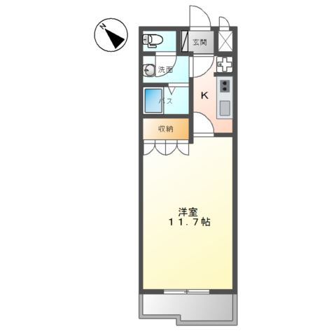 スカイハイツ 間取り図