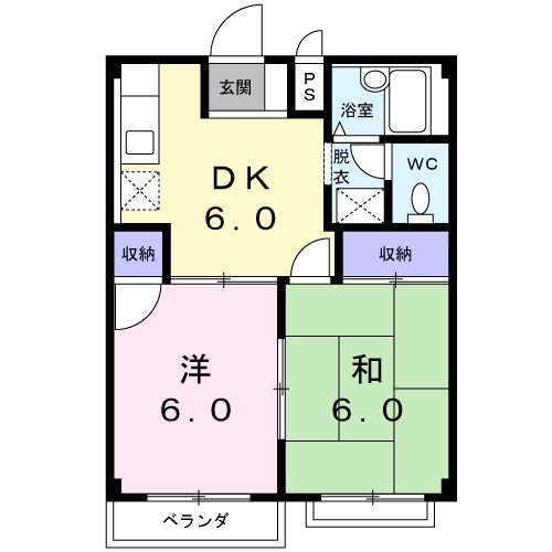 エルディム青木 間取り図