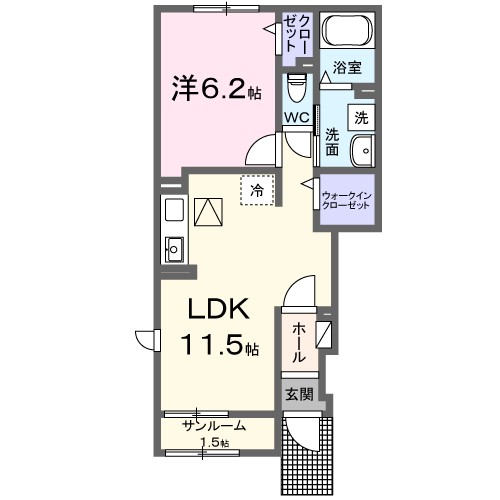 カーサエテルノＣ 間取り図