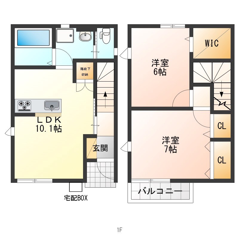 フェリシテ 間取り図