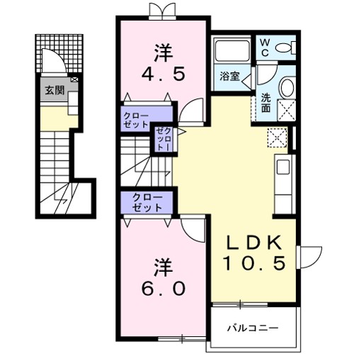 エレガントドリーム 間取り図