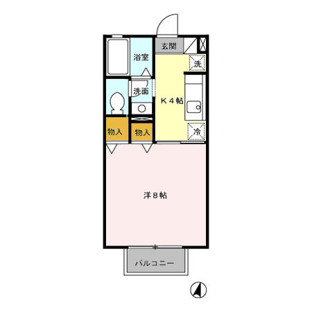 メゾン・ボナール  間取り図