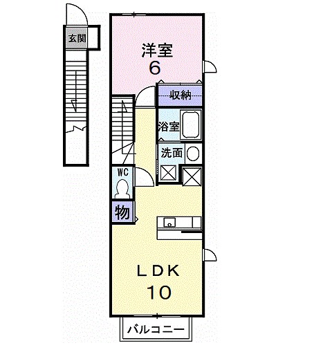 プラムⅡ 間取り図