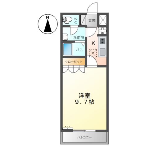 メゾンコンフォール 間取り図