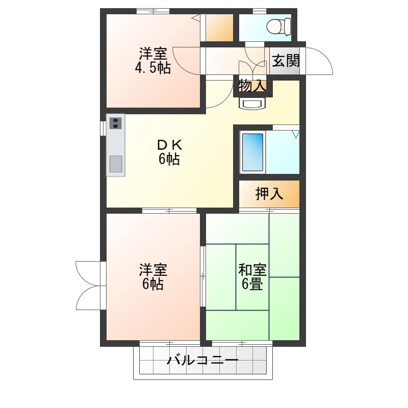 サンスカーラ 間取り図