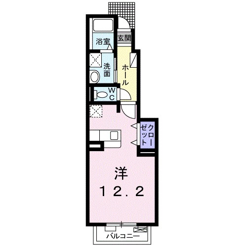 ライフサ－クルｐａｒｔ１５ 103号室 間取り