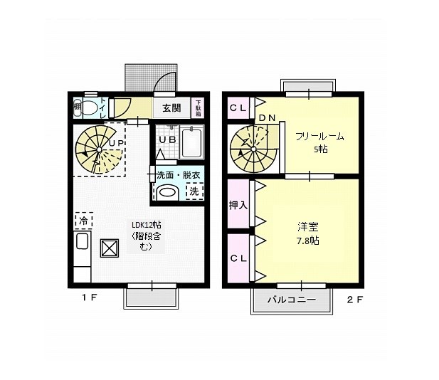 グラシア　Ａ 間取り図