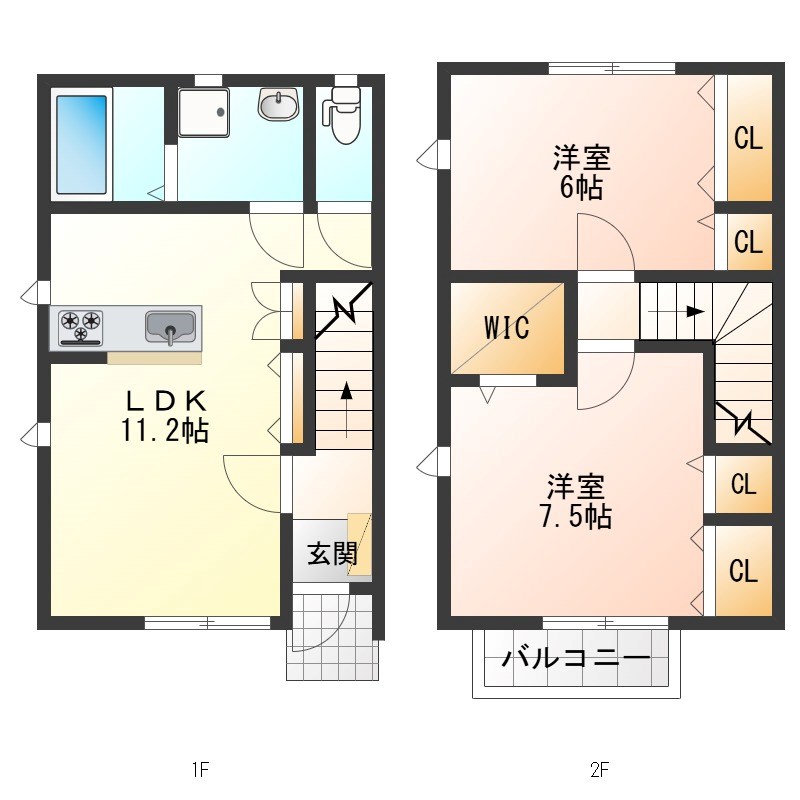 ナチュールメゾン 間取り図