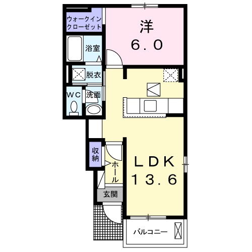 プランドールⅠ 間取り図