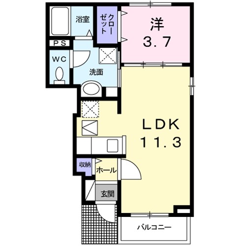 フォレストＨＩＲＯ 間取り図