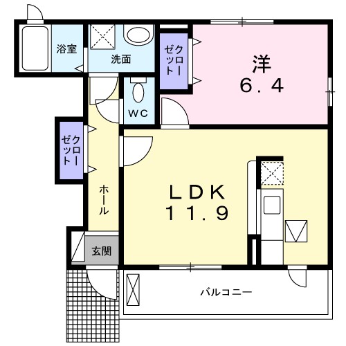 アルバ・ルーチェ 間取り図