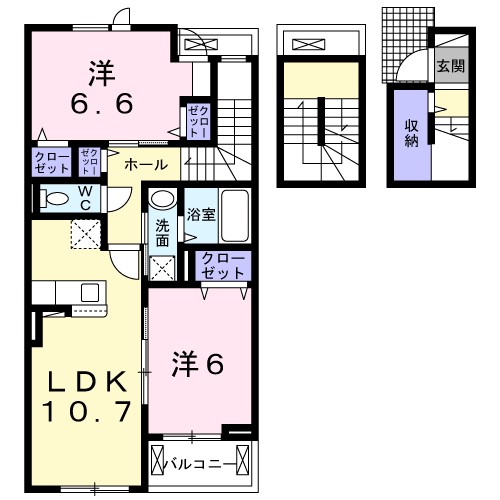 レイワ・メゾン２１ 間取り図