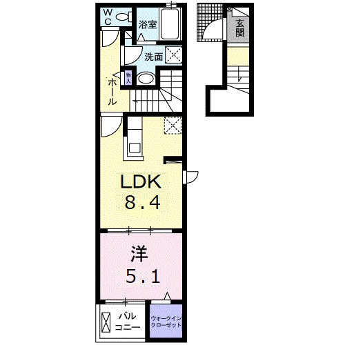 東宝木町アパート 間取り図