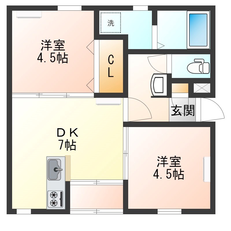 マーベラスYK 間取り図