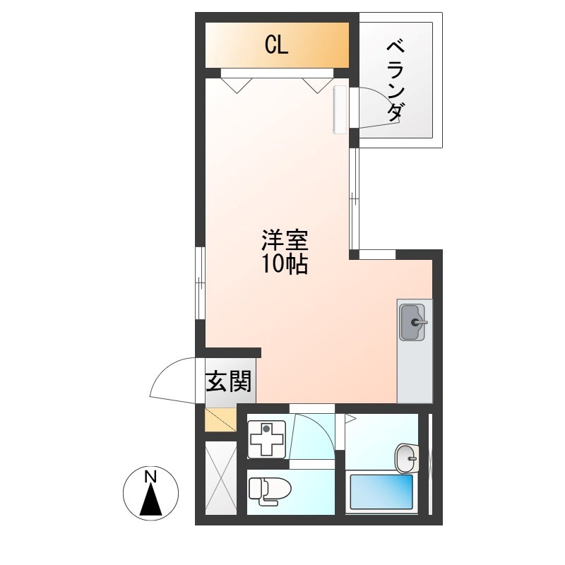 OAPエスペランサ 301号室 間取り