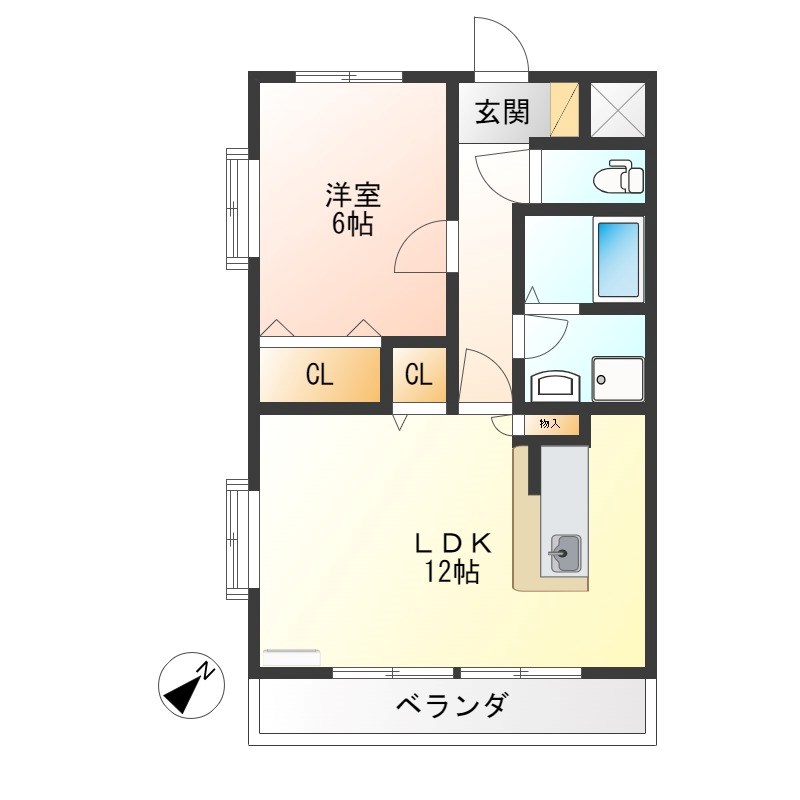 アビタシオンヴォワ・ラクテ 間取り図