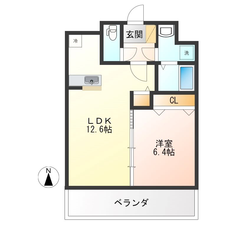 サン・スマ・エステージⅠ 間取り図