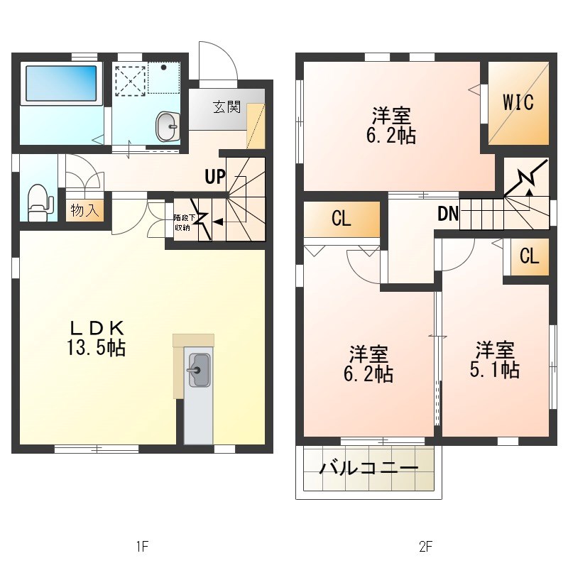 コスモス　C棟 間取り図