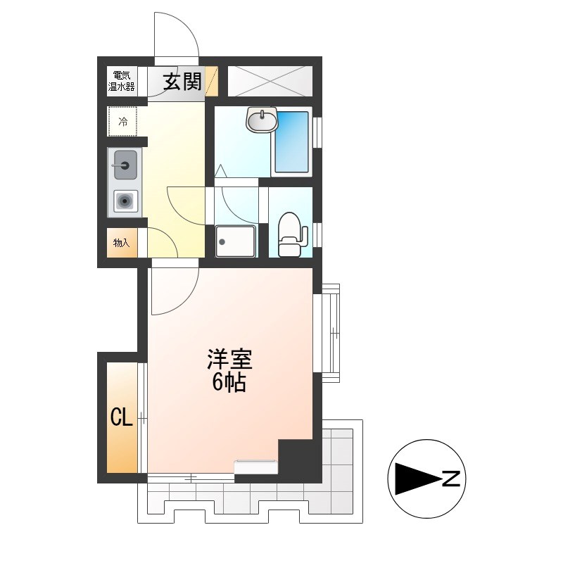 タワーレジデンシア鹿沼 間取り図