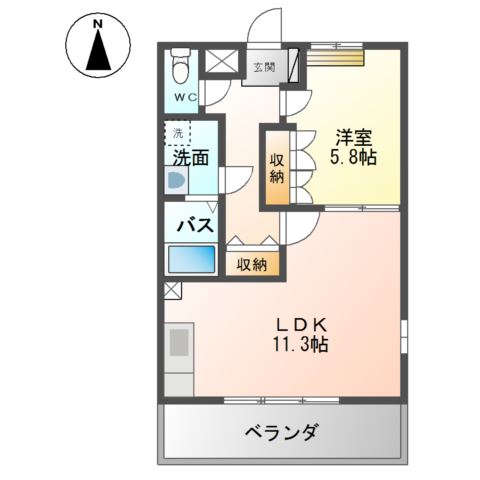 グランドコート 間取り図