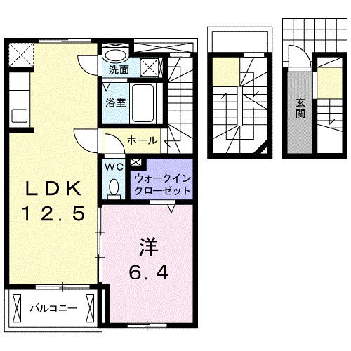 メトロノームⅡ 302号室 間取り