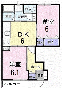 エテルネルＡ 間取り図