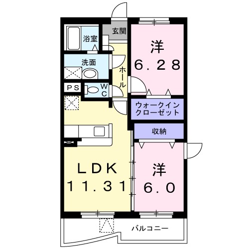 Ｇｏｏｄ　ｈｉｌｌⅡ 間取り図