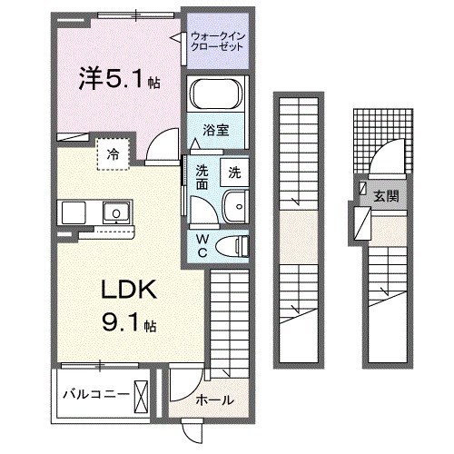 オネスティ 間取り図