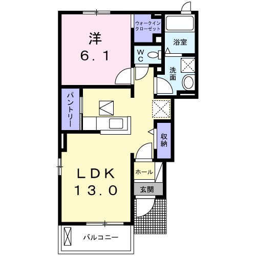 カーサ　プラシード 間取り図