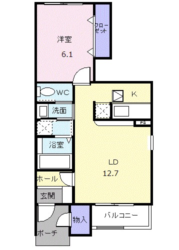 ファインロイテⅢ 間取り図