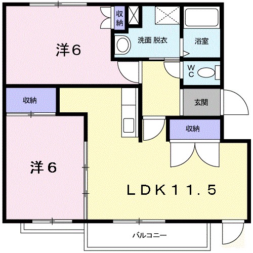 ベルコリーナケイ 間取り図