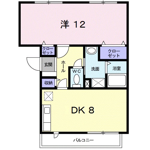 クリアヴィレッジＥ 間取り図