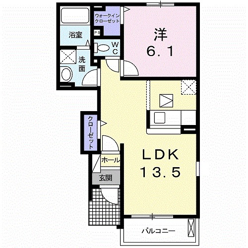 グリシーヌＡ 間取り図