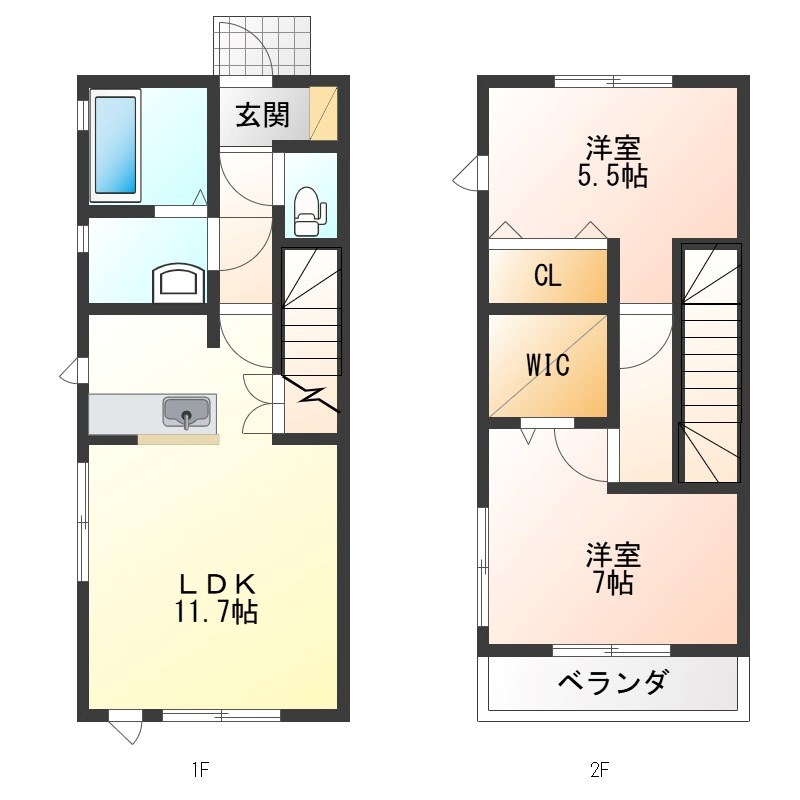 グローヴハウス  間取り