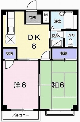 フランボワーズＡ 間取り図