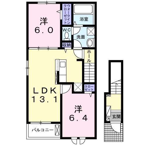 ポンテヴェキオ 間取り図