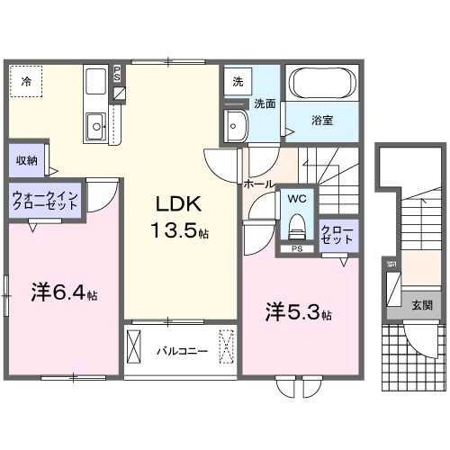 グリーンヒルズ 間取り図