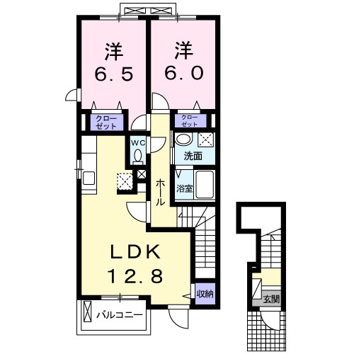 カーポラヴォーロ　Ⅰ 間取り図