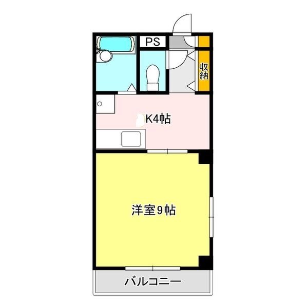 コーポグレース 302号室 間取り